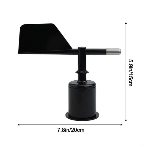 ABS Wind Anemometer Shell Accurate Wind Direction Indicator For Outdoor Weather Stations Greenhouses And Garden Decor