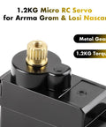 Beefed Up Micro Metal Gear RC Servo Upgrade For Arrma And Losi One Twelfth To One Eighteenth Scale RC Trucks And Buggies Direct Replacement