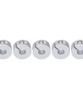 Heavy Duty Clamp Style Shaft Collars Are Totally Solid For Robotics And Engineering Work High Strength Aluminum Alloy For Axle Fixing Zero Hassle Setup Is Easy Peasy 5 Pack Size Fits Any Tough Project You Have To Complete Now, five aluminum shaft collars