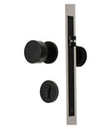 Silent Door Lock Handle In Solid Brass, Round Door Hardware, Smooth Operation And Quiet Latch, Easy Install Privacy Lock