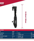 3 Inch Pneumatic Cut Off Tool With 18000 RPM for Metal Sheet Cutting, tool dimensions and specifications shown in image