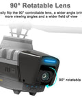 Close-up of RC Helicopter With Wide Angle Camera For Beginners 2.4G 4CH Easy No Fuss One Button Takeoff showing 90° rotatable lens.