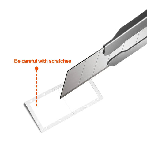 Utility knife above Triple Pack Welding Cheater Lens Set With 1.5 2.5 And 3.0 Diopters Lightweight Durable Magnifying Lenses