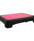 Non Slip Dog Training Platform For Agility And Obedience Practice Portable Indoor Outdoor Stand 17 By 13 Inch with pink surface