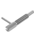 Heavy Duty Industrial Premium Grade Stainless Steel Retractable Indexing Plunger Pin with Spring Loaded Grip and Secure Lock.