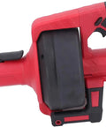 Heavy Duty Cordless Drain Auger With Motorized Cable Feed That Nukes Stubborn Clogs Fast 7 Meter Electric Drain Snake profile view