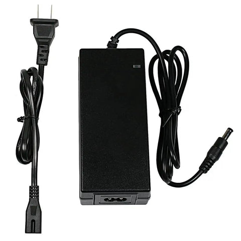 42V 2A DC Power Adapter For 36V Electric Bike And Escooter Battery Charger With 5.5x2.1/2.5mm Connector, Universal 100-240V AC In, 42V Output, Ideal Ebike Lithium Battery Charger