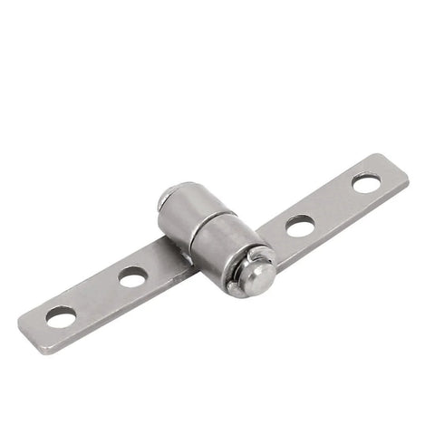 Friction Hinge With 0.1Nm Torque Iron Nickel Plated Silver Tone Positioning Hinge For Small Enclosures And Gadgets 48mm Length