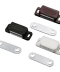 Magnetic Cabinet Latch and Door Catch System for Kitchen Cupboards Wardrobes and Closets Secure Fit with ABS Plastic Iron and Magnet