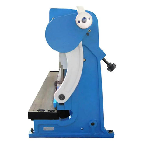 Side view of 3-In-1 Sheet Metal Shear, Finger Pan, Box Brake Bender, and Slip Roll for 40 Inch Sheets, 16 Gauge Capacity, Fab Tool