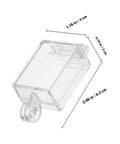Dope Ship Type Rocker Switch Cover With Clear Flip Top Shield And Double Sided Adhesive, dimensions and design details shown