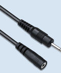 Rock Solid Male To Female Electrical Extension Cord With Reinforced Jacket And Pure Copper Wire Five Meter Power Lead close-up of connectors