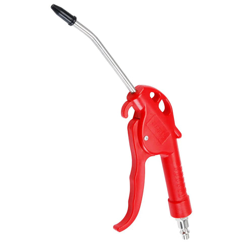 High Flow Air Blower Gun For Compressors With Angled Bent Nozzle And Ergonomic Handle Heavy Duty Plastic Body 180 Psi Maximum