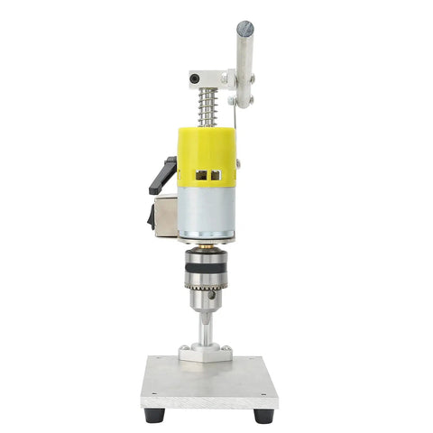 Hilitand Benchtop Drill Press With Brass Motor Featuring Variable Speed 4000 To 9000Rpm, adjustable chuck and sturdy base.