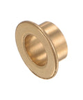 Heavy Duty Bronze Flange Bearing Sleeves With Self Lubricating Design For Industrial Machinery, 8mm bore, 10mm OD, 6mm length, bronze bushing.