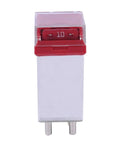 Front view of Overload Protection Relay For Mercedes W124 W126 W201 R107 1982 1987 Electric Heat Guard replaces 1265404745 2015400845