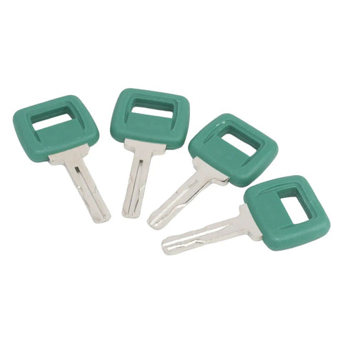 Volvo Ignition Keys 4 Pack Laser Cut 11039228 17225331 ELI80 0091 Ready To Roll Compatible With Volvo Loader Articulated Hauler