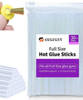 Package of Crystal Clear Hot Glue Sticks 8 Inch By 0.43 Inch 30 Pack For Hot Glue Gun Crafter Favorite Bond