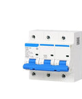No Nonsense Heavy Duty Miniature Circuit Breaker With Rock Solid Electrical Panel Safety Gear For Backyard Sheds And Commercial Projects With Hella Reliable Operation 1 2 3 4 Pole 100A Rated, showing a DIN rail mount design.