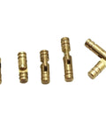 10-Piece Concealed Barrel Hinges For Wooden Cases, Hidden Invisible Copper Hardware, 4mm By 25mm, Pure Copper Furniture Hinges Set
