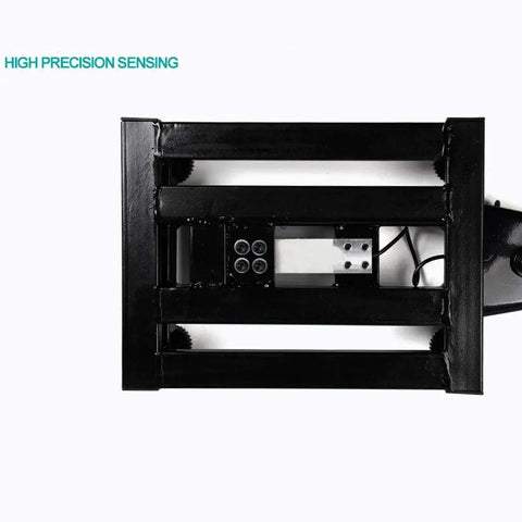 Top view of Hassle Free Heavy Duty Digital Floor Scale Waterproof Bench Platform Built Tough For Luggage Postal Shipping.