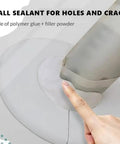 Waterproof Sealant Putty Mastic For Walls Holes And Cracks Quick Repair Cement Crack Filler in use sealing pipe