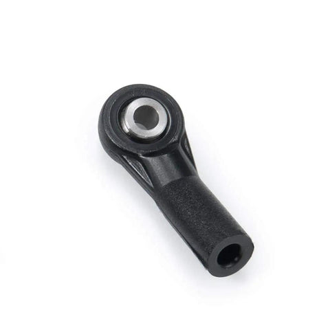 10 Pack M3 Plastic Rod Ends Black For One Tenth Axial D90 SCX10 RC Crawler Cars Dope Bent Ball Ends Injection Molded Durable Rod End Set For Precise Steering Strong Linkage Upgrade, black plastic M3 bent rod end with 3mm ball bore