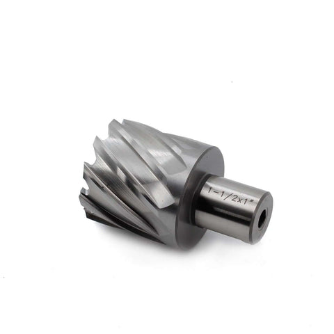 Annular cutter for magnetic drill press, 1-1/2 in diameter, 1 in depth, 3/4 in Weldon shank
