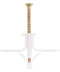 Expansion Screw Set For Gypsum Drywall And Hollow Wall Anchors M8x38 Screws 100 Piece Nylon Plastic Anchors For DIY