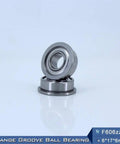 Premium F606ZZ Deep Groove Ball Bearings With ABEC 5 Precision And Sealed Ends For Industrial Machinery, 6x17x6mm chrome steel construction.