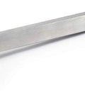 Badass Three Piece Tungsten Carbide Cutter Insert Set For Heavy Duty Wood Lathe Turning Tools Includes Hella Sharp Square Round And Diamond Tips Built Like A Workhorse Supplied With Mounting Screws For Quick Install - angled view of cutter insert with brass and steel materials.