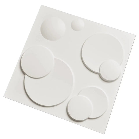 Bubble Texture 3D PVC Wall Panels 12 Pack For Interior Decor Covers 32 Square Feet 19.7 Inches By 19.7 Inches panel detail