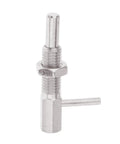 Heavy Duty Retractable Indexing Spring Plunger With L Handle And Nut Precision M16 Replacement Pin in silver metal finish.