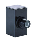 ZB124 Electronic Photocontrol with Button Interface in black, advanced LongLife ZeroCross Switching, side view.