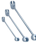Heavy Duty Door Hinge Gap Adjuster Tool With Double Head Pro Grade Steel Spanner in three sizes on white background