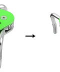 Adjustable Three Jaw Oil Filter Wrench with Universal Claw Design and Three Eighths Inch Drive on white background.