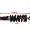 Heavy Duty 240mm Go Kart Rear Shock Absorber Suspension 9.45 Inch 1200LBS Off Road Upgrade For Dirt Pit Bike ATV UTV Drift Trike
