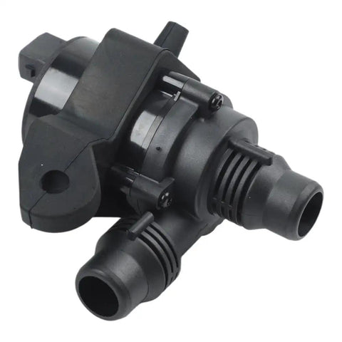 Black Auxiliary Water Pump For Engine Cooling System Replacement. High Performance Coolant Circulation Component. Durable Automotive Part. Upgrades Your Vehicle's Thermal Management With Reliable Flow Rates For Improved Heat Dissipation And Optimal