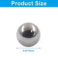 Carbon Steel Bearing Balls 6mm Set Of 100, Precision Ground And Smooth Finish For Machinery, Durable Bearing Components That Reduce Maintenance And Deliver Reliable Performance. 6mm steel ball size