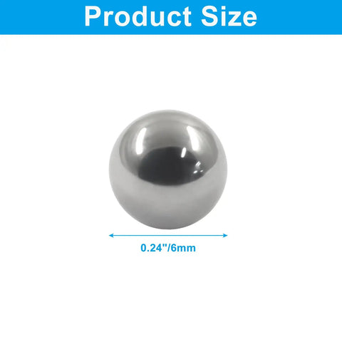 Carbon Steel Bearing Balls 6mm Set Of 100, Precision Ground And Smooth Finish For Machinery, Durable Bearing Components That Reduce Maintenance And Deliver Reliable Performance. 6mm steel ball size
