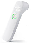 Non Contact Forehead Thermometer For Adults And Kids Fast Accurate Temperature Readings Baby Thermometer With Quick Hygienic Scan Easy One Button Use Family Health Essential, white LED display