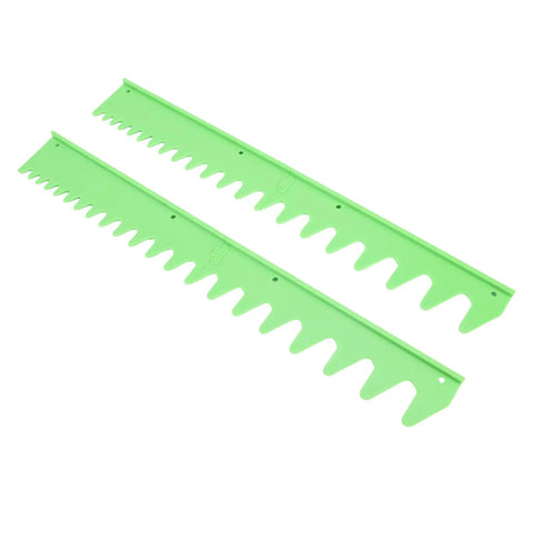 Magnetic Wrench Organizer Rail Set Holder For Toolbox Holds 20 Tools Compact Plastic Rack For All Types Green Garage Pro Tool Storage
