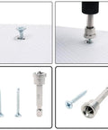 Kickass Six Piece PH2 Magnetic Drywall Screw Bit Set With Exact Depth Stop Collar For Sheetrock Gypsum Plasterboard Heavy Duty Professional Grade Install Tool Kit with screw bits and magnetic driver.