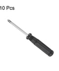 Badass Mini Phillips Screwdriver Set Four Millimeter Cross Heads With Slick Comfort Grips For Quick Tech And Watch Repairs Premium Steel Shaft Is A Total Game Changer For A Ten Piece Kit, featuring a close-up of a 4mm screwdriver.