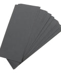 High Quality Wet Dry Sandpaper Sheets For 21 Piece Grading Kit stacked grey sheets perfect for detailed polishing on metal and wood.
