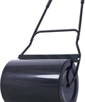 Heavy-Duty Lawn Roller With 16 Gallon Capacity For Tow-Behind Use, Durable Steel Construction, Adjustable Weight By Filling With Sand Or Water, Rust-Resistant Frame, Black Finish For A Smooth Level Lawn