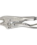 Curved Jaw Locking Pliers 5 Inch, 1-1/8 Inch Jaw Capacity, Carded, Heavy Duty Alloy Steel, Hex Key Tension, side view