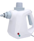 Professional Grade Handheld Steam Cleaner For House And Car Slick Multi Purpose High Temp Steam Wand With Child Lock showing white design.