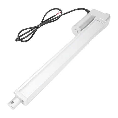 High Performance 12 Volt Linear Actuator with Heavy Duty 300mm Stroke and 330 Lb Load Capacity Featuring Waterproof I-P54 Build Plus Limit Switch For Electric Beds Sofas And Camera Stands, metal body with wire