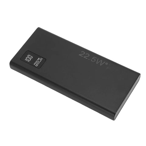 Reliable Mini UPS Battery Backup With 4050Mah Capacity And 3A Output To Keep Your Router And Security Cameras Staying Unbothered And Running Smooth Through Any Blackout, compact size black power bank.